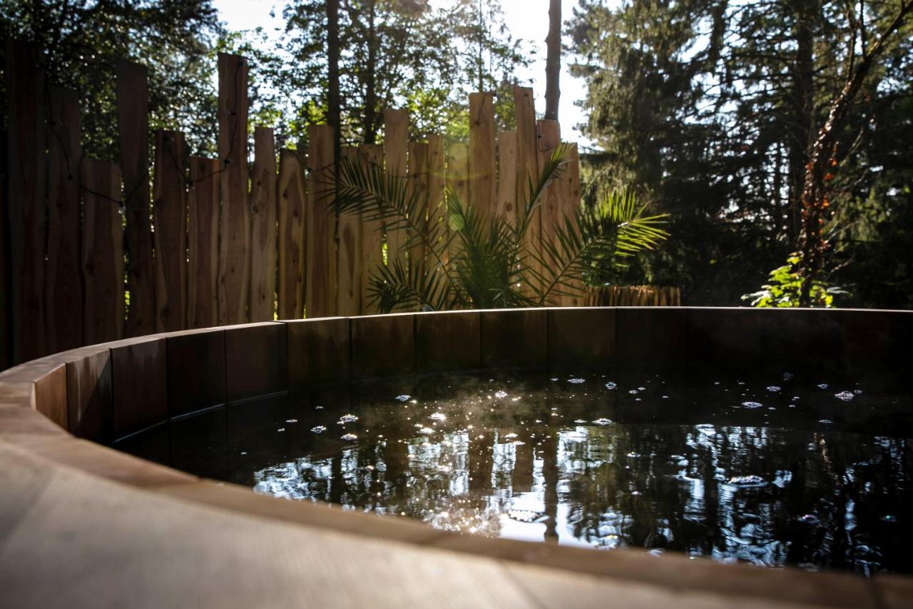 Bain De Foret - Lodges Cosy & Spa Neufchâtel-Hardelot 外观 照片