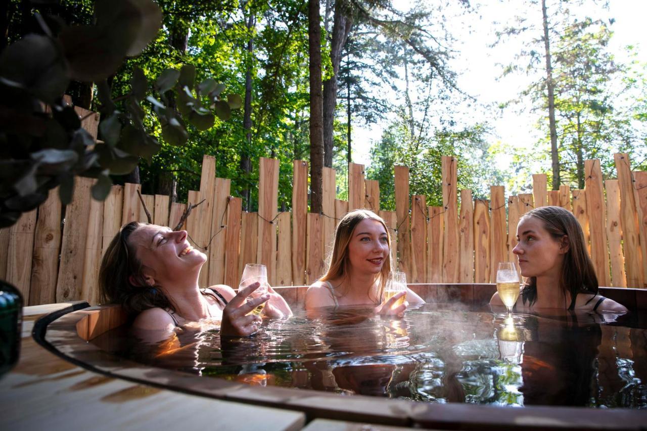 Bain De Foret - Lodges Cosy & Spa Neufchâtel-Hardelot 外观 照片