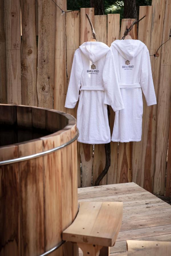 Bain De Foret - Lodges Cosy & Spa Neufchâtel-Hardelot 外观 照片